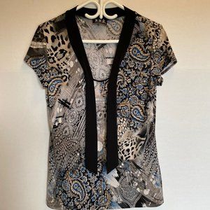 N.W.D Fashion Top, Multicolor floral print, Sz L